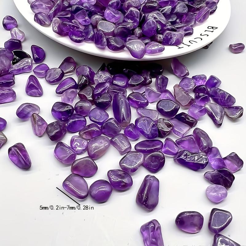Natural Amethyst Chips Crushed Stones Healing Chakra Quartz Crystals