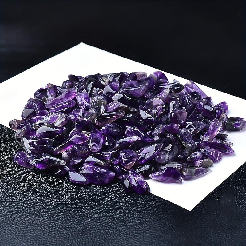Natural Amethyst Chips Crushed Stones Healing Chakra Quartz Crystals