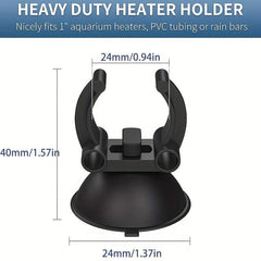 4pcs Fish Tank Heating Rod Sucker Fixing Clip Aquarium Heater Suction Cups