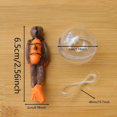 Mini Diver Model Fish Tank Ornaments Resin Decor