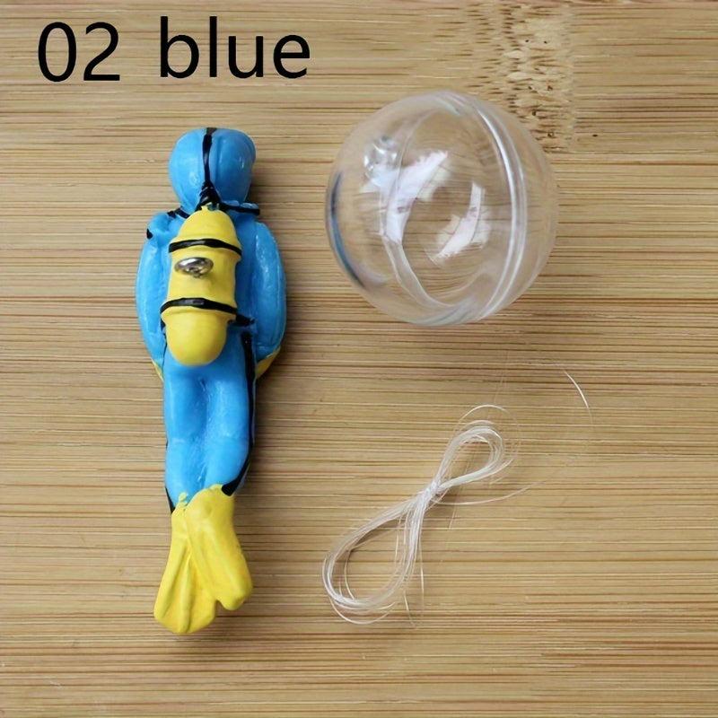 Mini Diver Model Fish Tank Ornaments Resin Decor