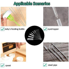 Aquarium Filter Brush Double Ended Bristles Hose Pipe Cleaner