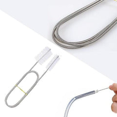 Aquarium Filter Brush Double Ended Bristles Hose Pipe Cleaner