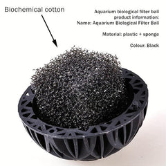 10PCS Biological Porous Filter Biochemical Ball Filter Medium