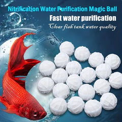 18pcs Aquarium Filter Balls Bio Balls for Clean Aquariums
