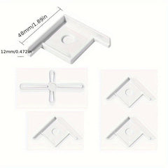 Fish Tank Bottom Corner Protection Plastic Bracket Glass Angl