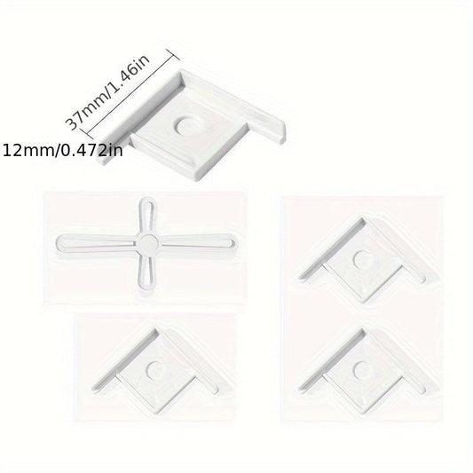 Fish Tank Bottom Corner Protection Plastic Bracket Glass Angl