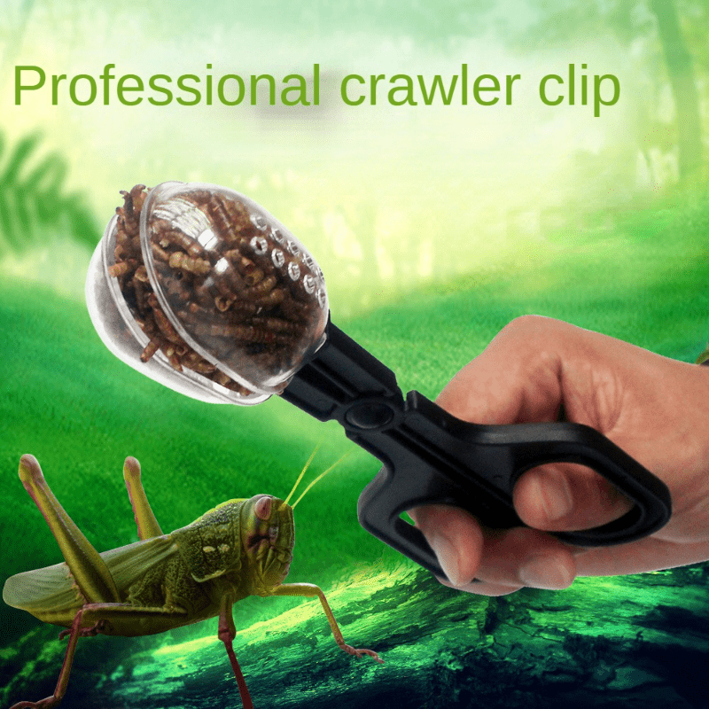 Reptile Feeding Clamp Insect Catcher For Lizard Tortoise