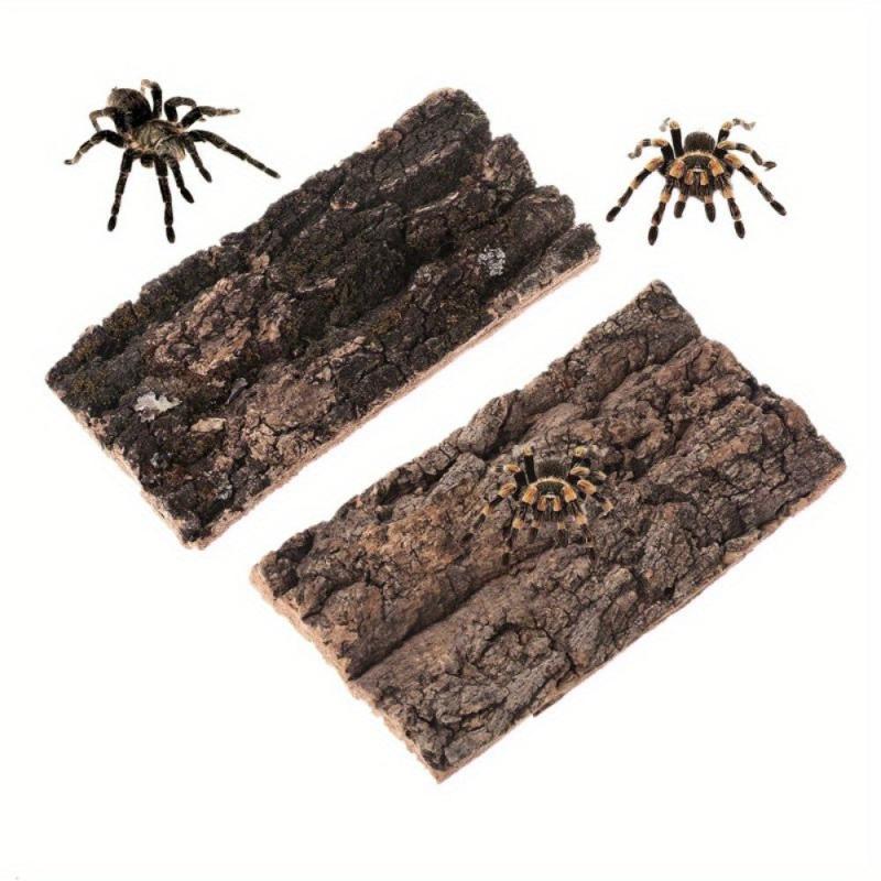 Natural Cork Bark Reptile Habitat Lizard Hide Climbing Tree Bark