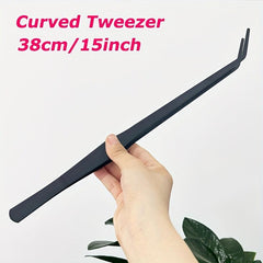 2PCS Stainless Steel Aquarium Tweezers Feeding Tong