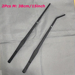 2PCS Stainless Steel Aquarium Tweezers Feeding Tong