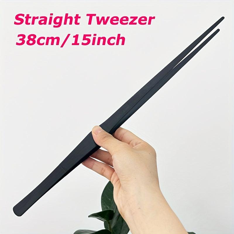 2PCS Stainless Steel Aquarium Tweezers Feeding Tong