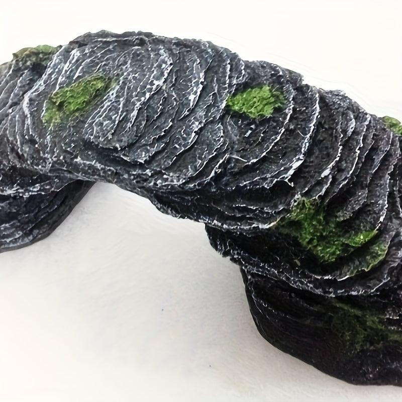 Turtle Basking Platform Fish Tank Decor Tortoise Resting Rock