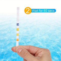 25pcs 7 in 1 Test Strips Freshwater/Saltwater pH Alkalinity Nitrite Nitrate