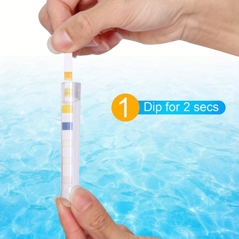 25pcs 7 in 1 Test Strips Freshwater/Saltwater pH Alkalinity Nitrite Nitrate