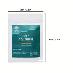 25pcs 7 in 1 Test Strips Freshwater/Saltwater pH Alkalinity Nitrite Nitrate