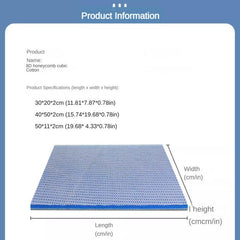 Washable Reusable Aquarium Filter Pads Thick Honeycomb Sponge