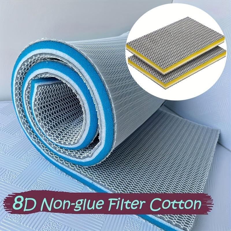 Aquarium Filter Floss 8D Fish Tank Filter Cotton Fish Tank Accessories