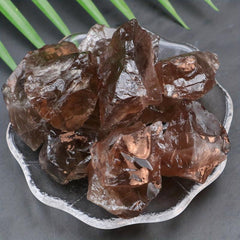 Natural Smoky Quartz Stones for Pet Aquariums, Bonsai & DIY Landscaping
