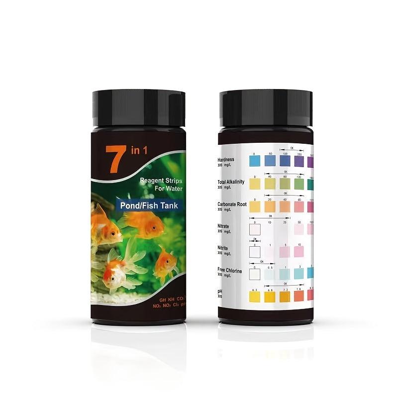 7-in-1 Aquarium Water Test Strips for Fish Tanks