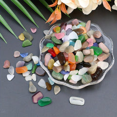 Opal Quartz Crystal Stones for Fish Tank Decor