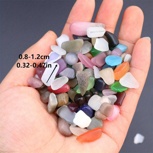 Opal Quartz Crystal Stones for Fish Tank Decor