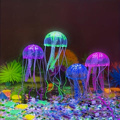 Glow in the Dark Aquarium Decoration Silicone Artificial Jellyfish