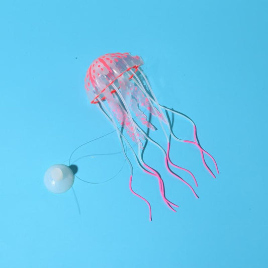 Glow in the Dark Aquarium Decoration Silicone Artificial Jellyfish