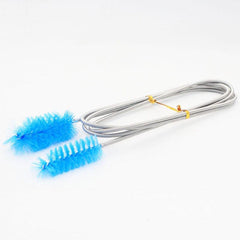 Aquarium Brush Stainless Steel Tube Cleaner Fish Tank Accessories