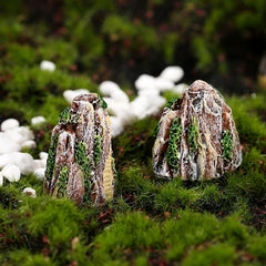 4pcs Aquarium Mountain Ornament Resin Fish Tank Decoration