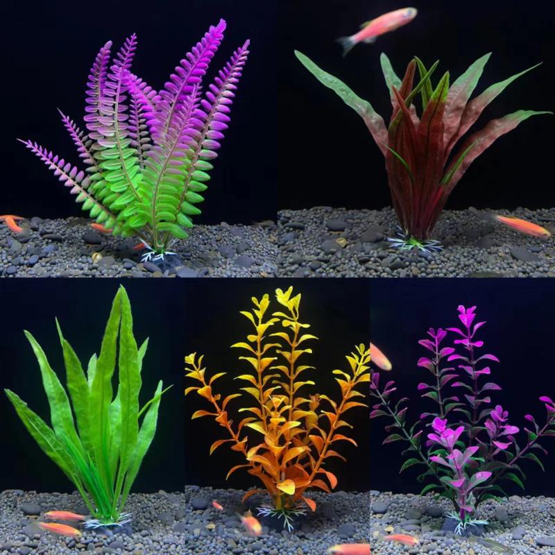 Plastic Simulation Aquarium Plant Decoration