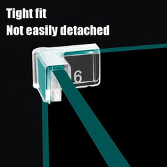 4pc Transparent Silicone Corner Protectors for Fish Tank Protection