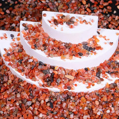 Red Agate Crystal Gravel Chips for Home and Aquariums
