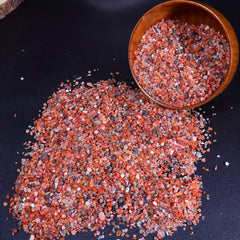 Red Agate Crystal Gravel Chips for Home and Aquariums