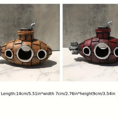 Submarine Fish Tank Ornament Decor