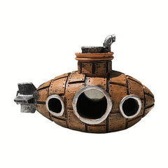 Submarine Fish Tank Ornament Decor