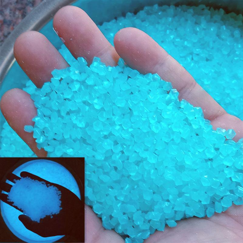Luminous Sand Aquarium Landscaping Crushed Stone Glow Dark Rocks