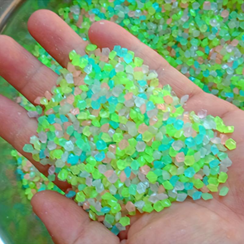 Luminous Sand Aquarium Landscaping Crushed Stone Glow Dark Rocks