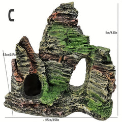 Fish Tank Resin Ornamental Rockery Aquarium Decoration