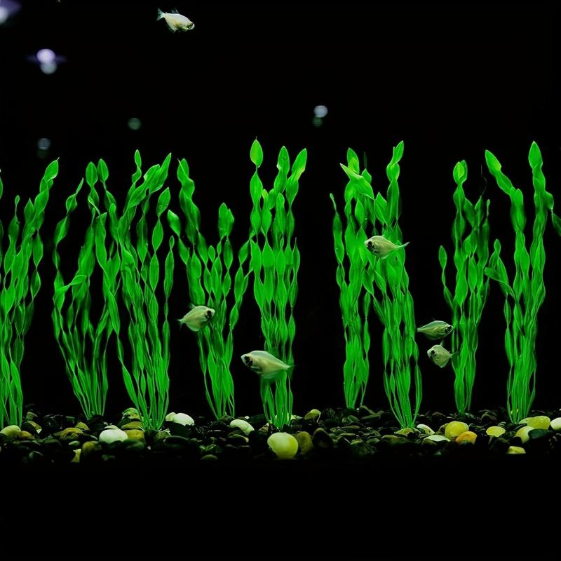 5pcs Artificial Seaweed Water Plants Plastic Aquatic Grass Fish Tank Decor