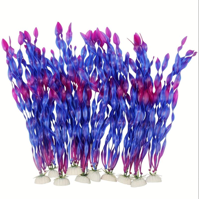 5pcs Artificial Seaweed Water Plants Plastic Aquatic Grass Fish Tank Decor