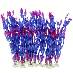 5pcs Artificial Seaweed Water Plants Plastic Aquatic Grass Fish Tank Decor