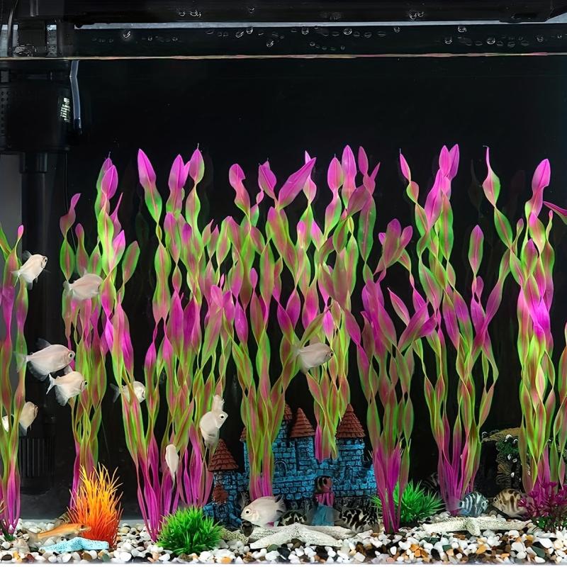 5pcs Artificial Seaweed Water Plants Plastic Aquatic Grass Fish Tank Decor