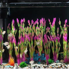 5pcs Artificial Seaweed Water Plants Plastic Aquatic Grass Fish Tank Decor
