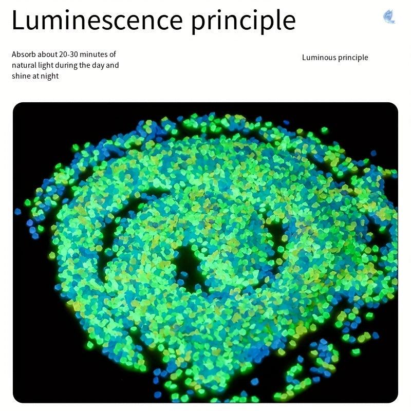 Luminous Decorative Stone Potted Vase Fish Tank Micro Landscape Landscaping