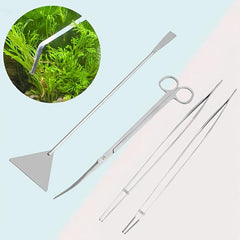 Aquascape Tool Set Stainless Steel for Aquariums Tweezers Scissors Spatula
