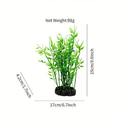 Aquarium Artificial Lucky Bamboo Fish Tank Background