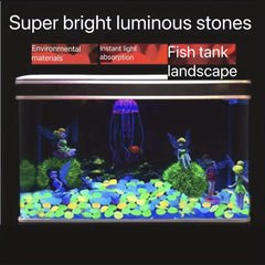 Aquarium Landscape Fluorescent Small Gravel Decorative Stone
