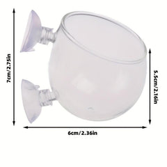 Mini Crystal Glass Fish Tank for Growing Aquatic Plants