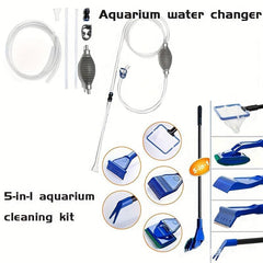Aquarium Siphon Vacuum Cleaner Set for Fish Tank Cleaning
